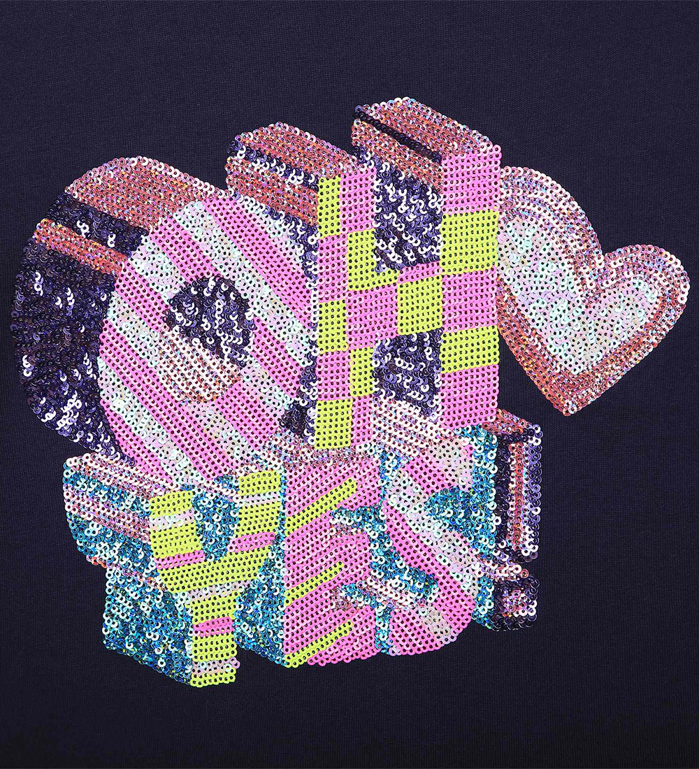 Billieblush Blouse - Oh Yes - Navy w. Sequins