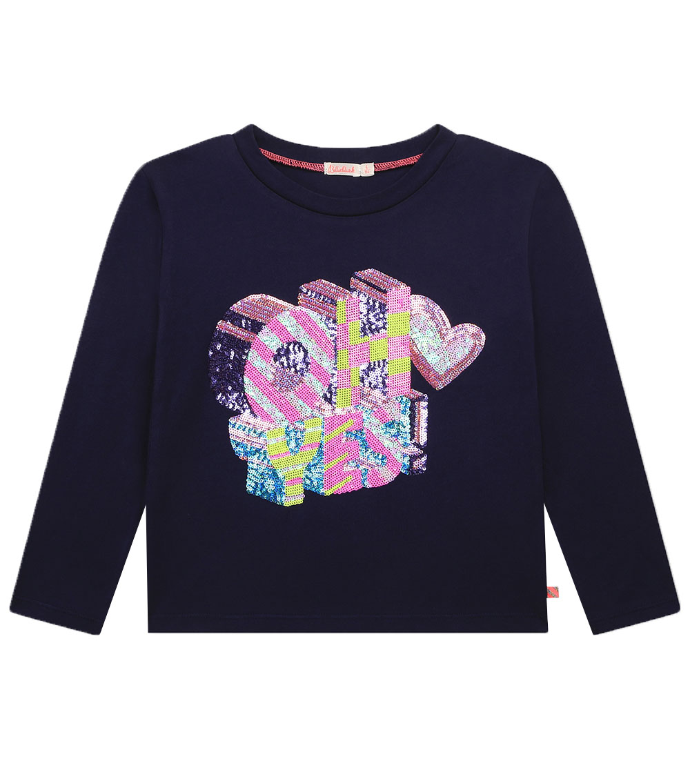 Billieblush Blouse - Oh Yes - Navy w. Sequins
