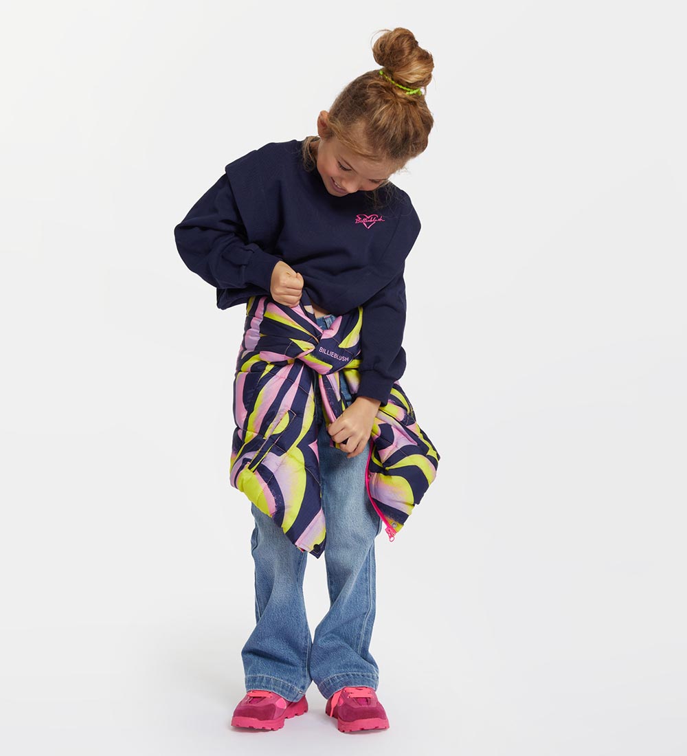 Billieblush Sweatshirt - Navy w. Hearts