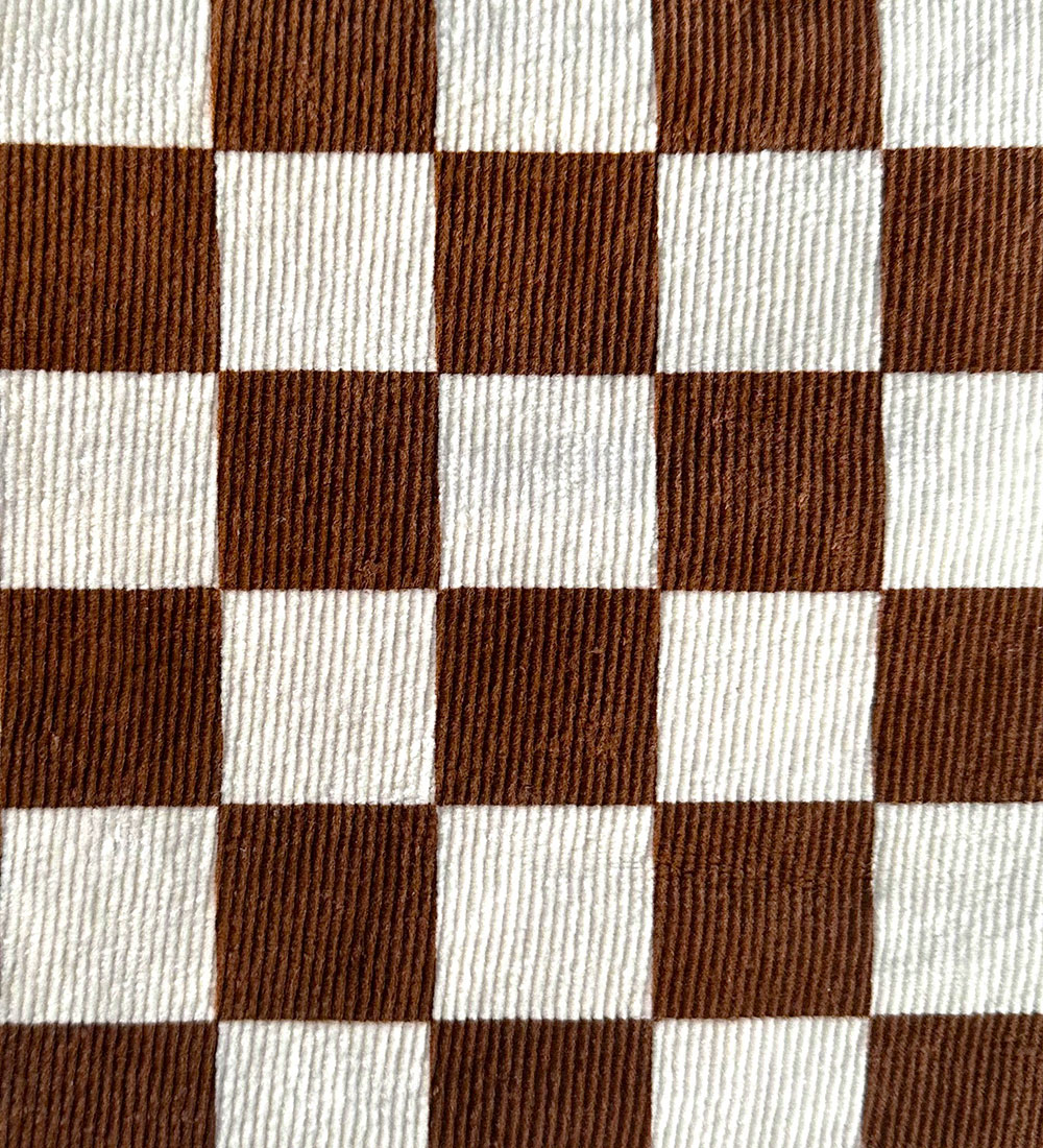 Monsieur Mini Sommerhut - Cord - Prüfen Offwhite/Ginger