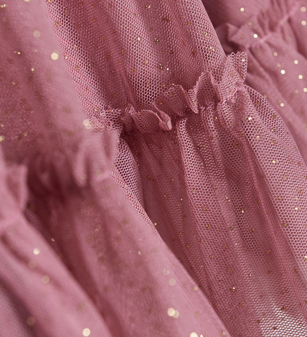 Creamie Tulle Skirt - Nostalgia Rose w. Glitter
