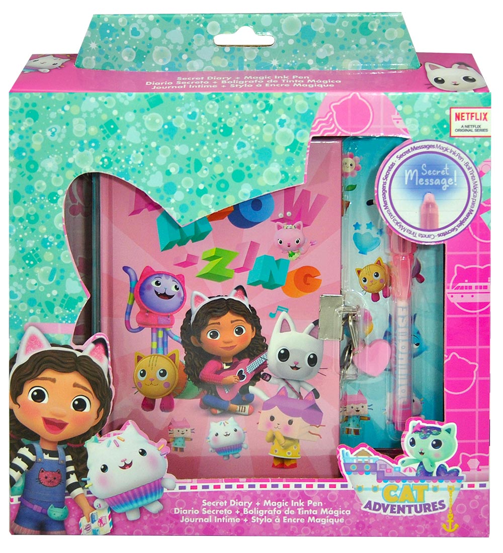 Gabby's Dollhouse Diary w. Magic Ballpoint Pen