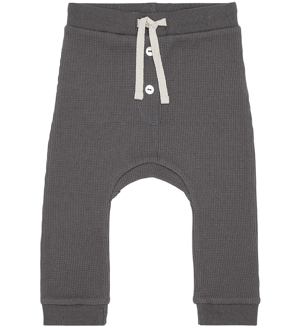Monsieur Mini Trousers - Baggy Waffle - Forged Iron