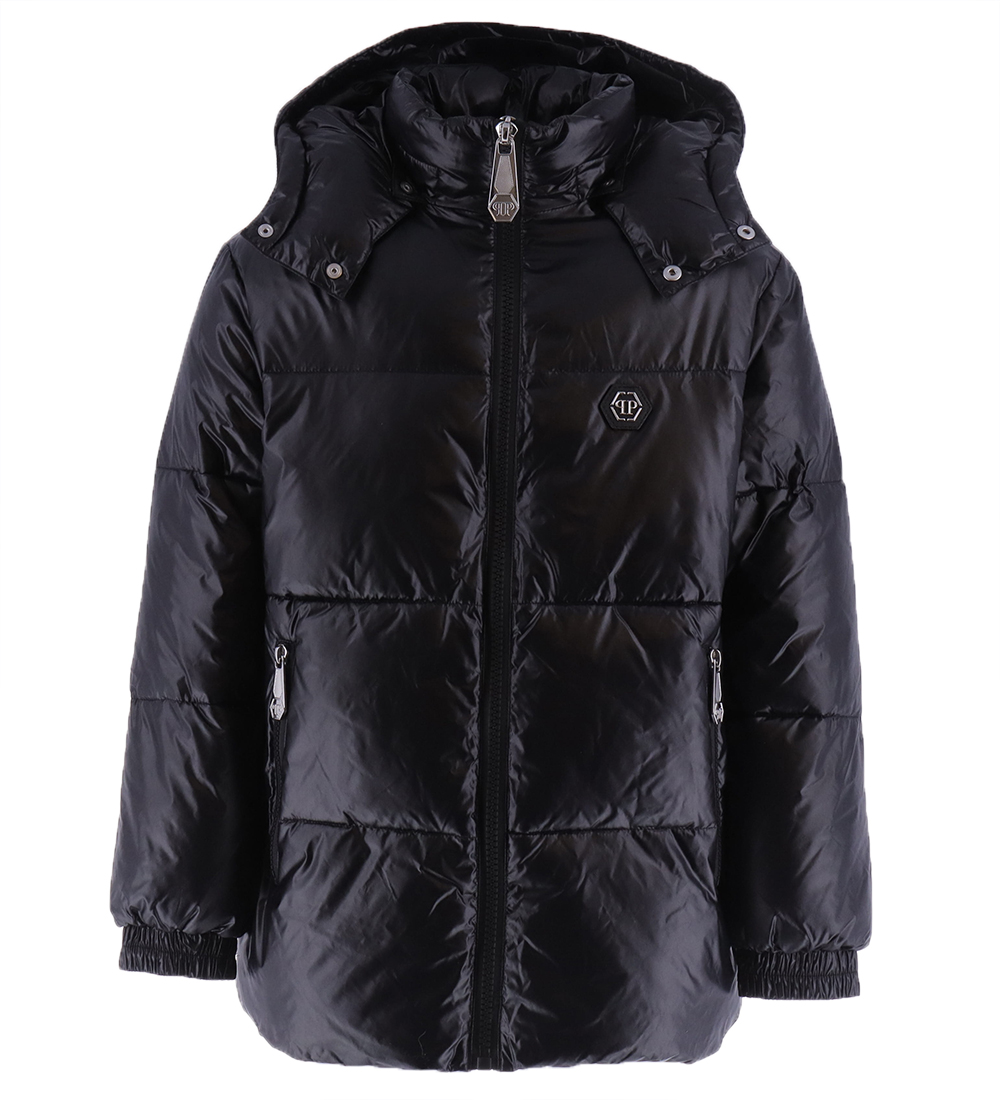 Philipp Plein Steppjacke - Schwarz m. Weiß