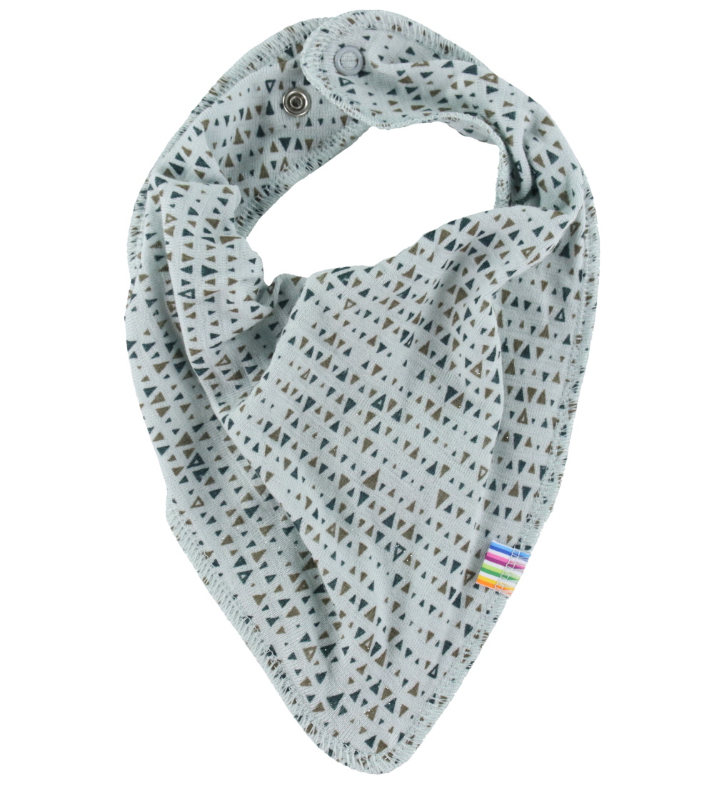 Joha Teething Bib - Wool - Mint Aop