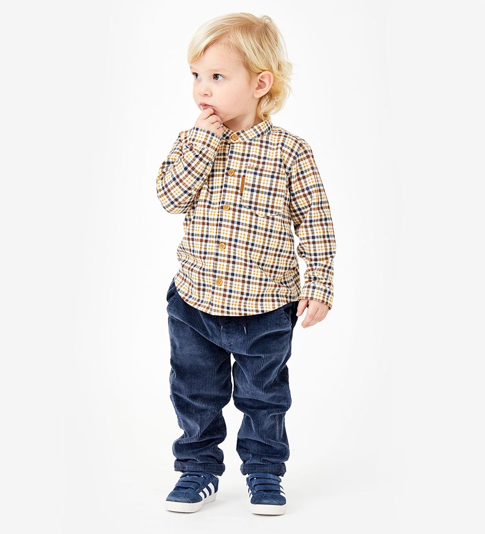 Hust and Claire Corduroy Trousers - Thore - Blue Night