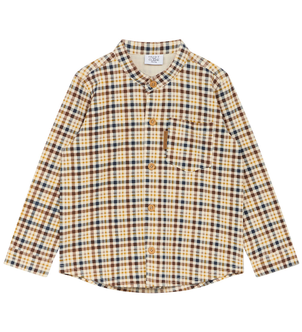 Hust and Claire Shirt - Raven - Blue Night