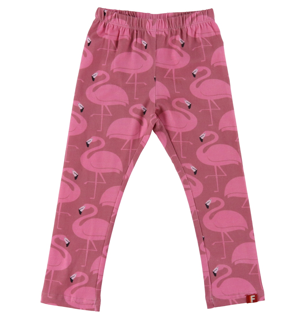 DYR Leggings - DYRCheetah - Old Rose/Lovely Rose Flamingo