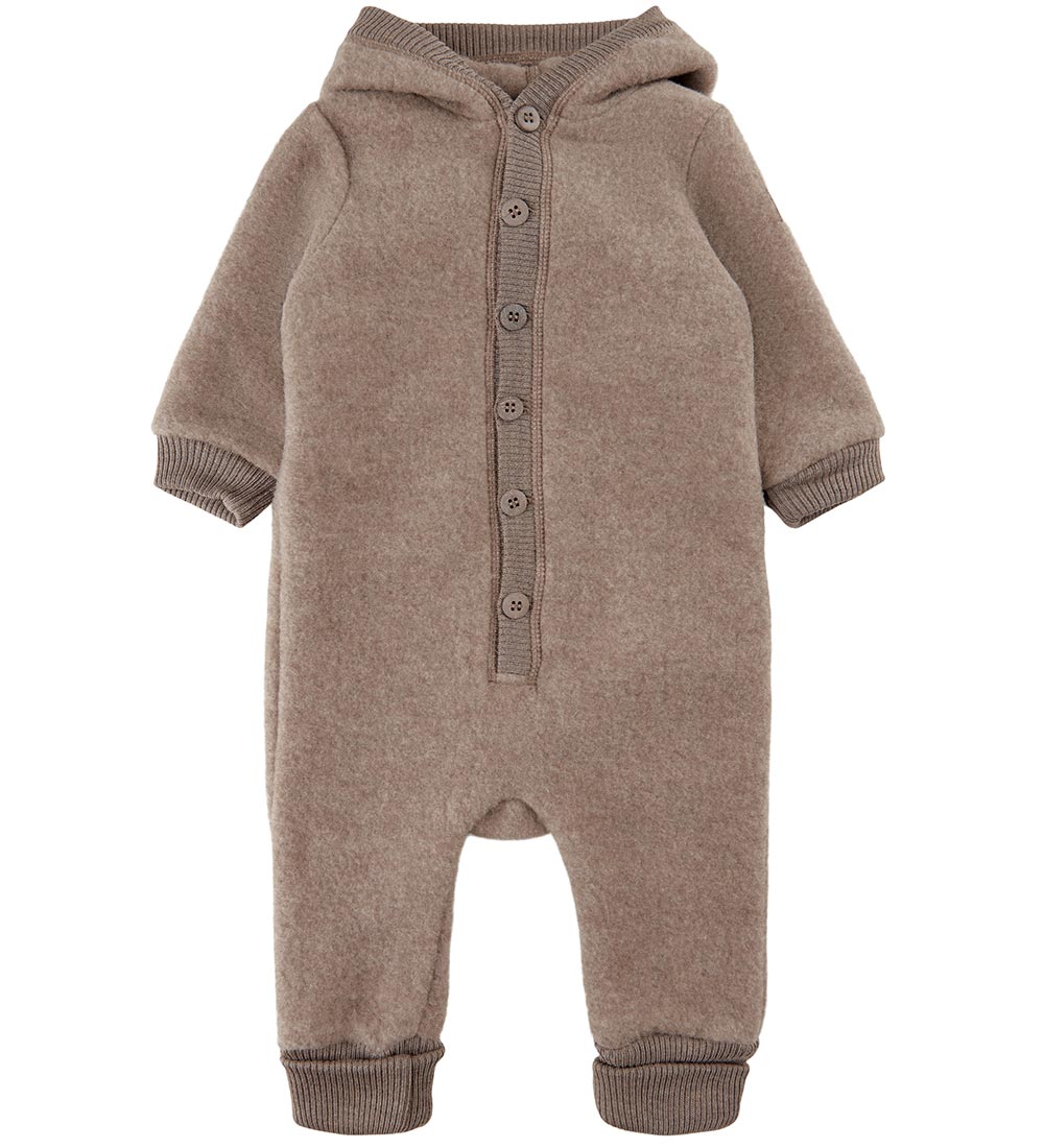 Mikk-Line Overall m. Muts - Wol - Melange Denver