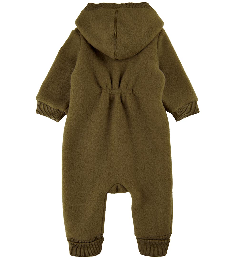 Mikk-Line Pramsuit w. Hood - Wool - Beech