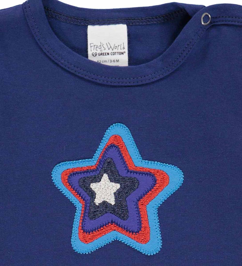 Freds World Blouse - Star - Deep Blue