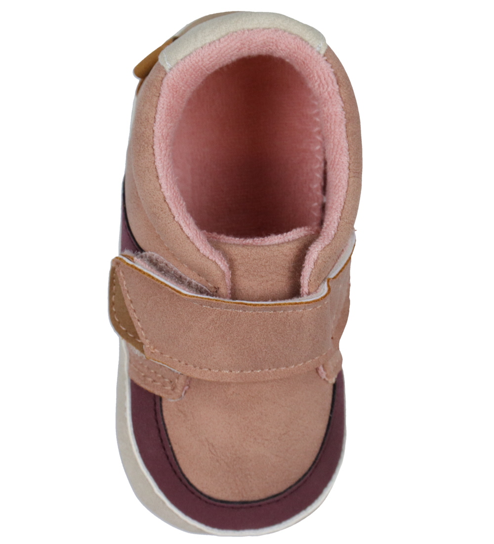 Melton Slippers - Café Au Lait/Bordeaux
