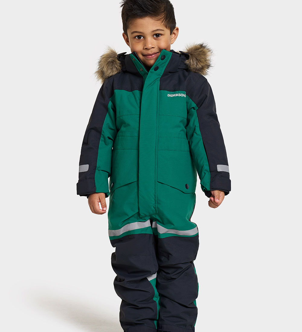 Didriksons Snowsuit - Bjärven - Petrol Green