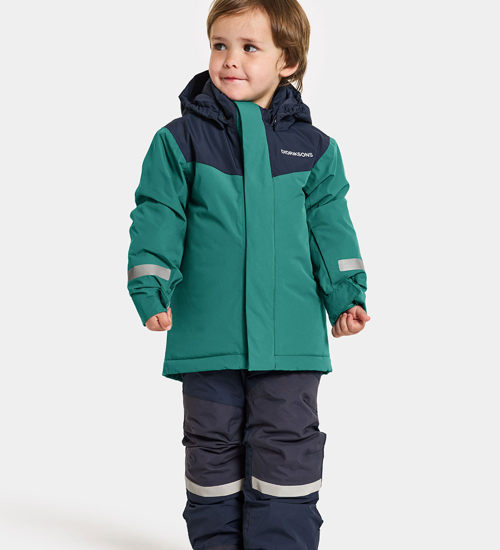 Didriksons Ski set - Skare - Petrol Green