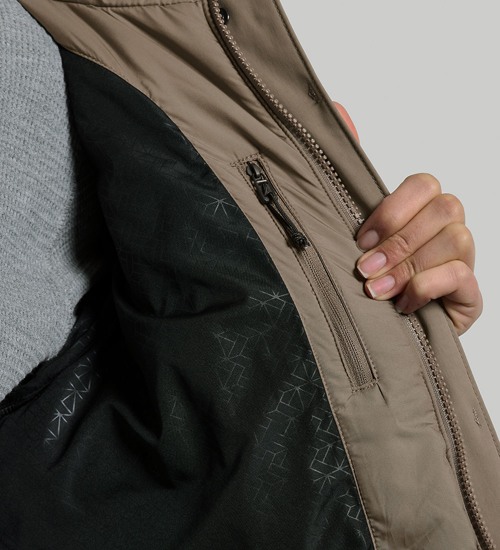 Didriksons Padded Jacket - Filippa - Bark