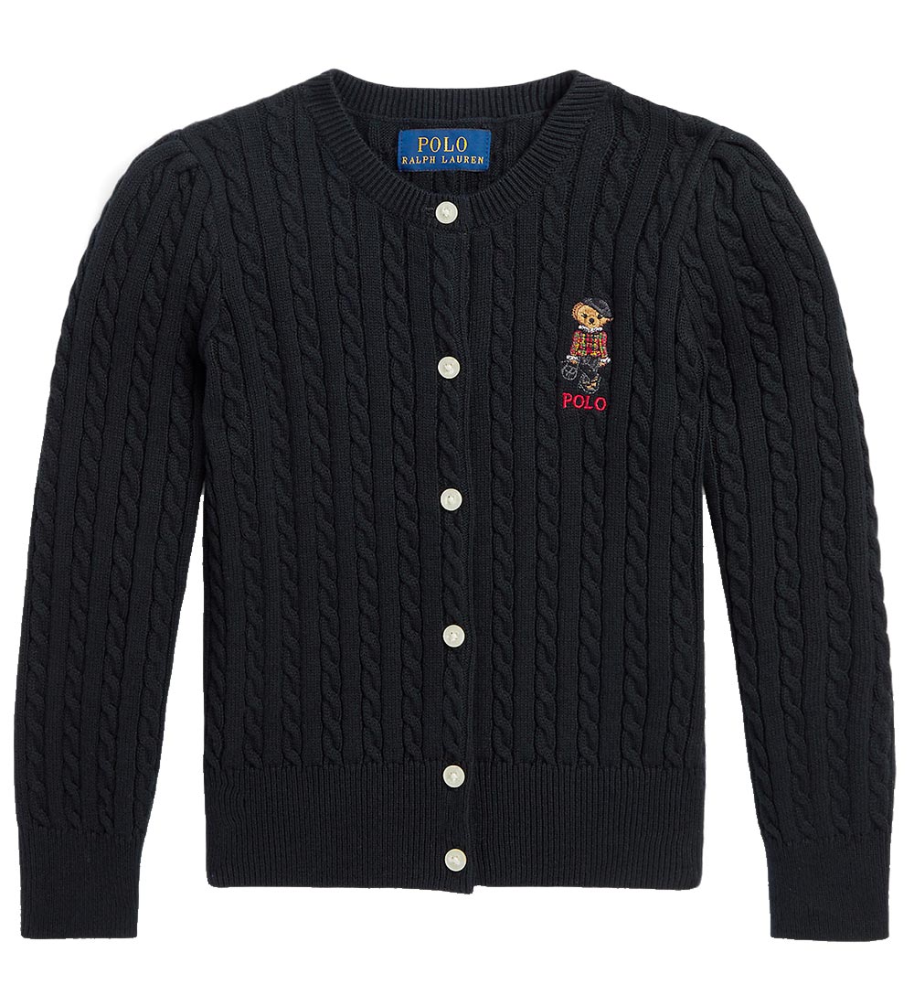 Polo Ralph Lauren Cardigan - Knitted - Holiday - Black