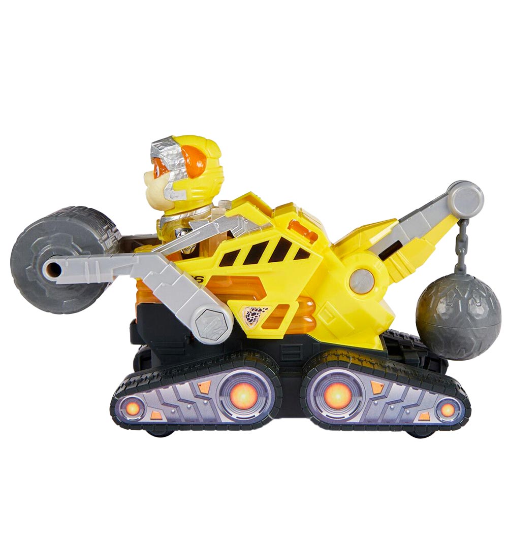 Paw Patrol Toy Car w. Sound/Light - 18 cm - Movie 2 - Rubble Me