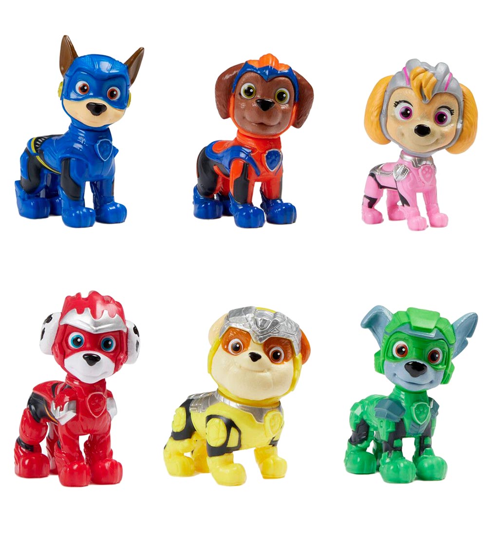 Paw Patrol Gift Box - 7 cm - Movie 2 - 6 Toy Figurine