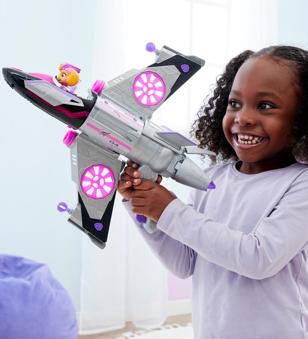 Paw Patrol Toy airplane w. Sound/Light - 40 cm - Movie 2 - Skye