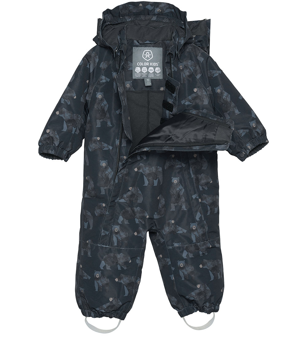 Color Kids Snowsuit - Phantom w. Bears
