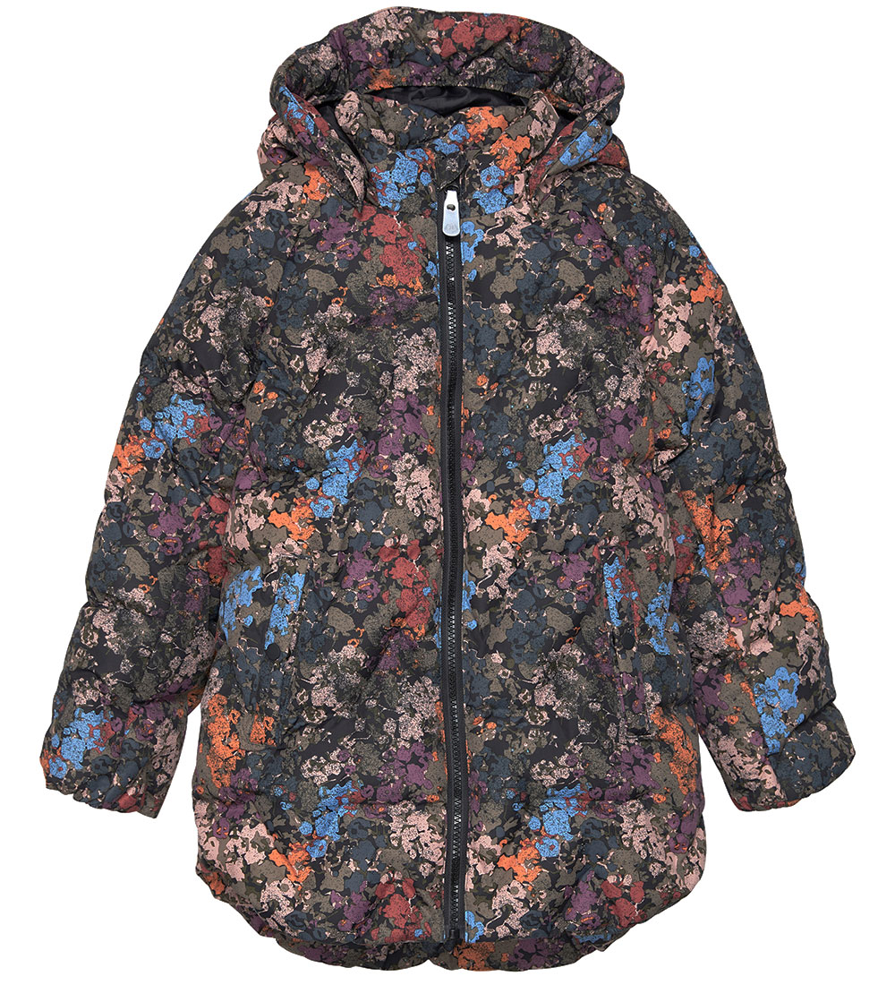 Color Kids Padded Jacket - Misty Rose w. Pattern