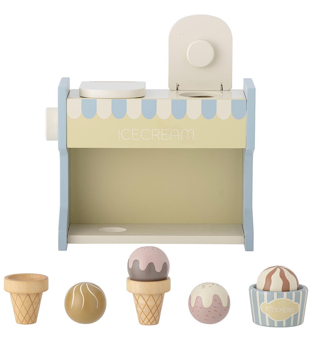 Bloomingville Mini Ijswinkel - Hout - Vallie - Blauw