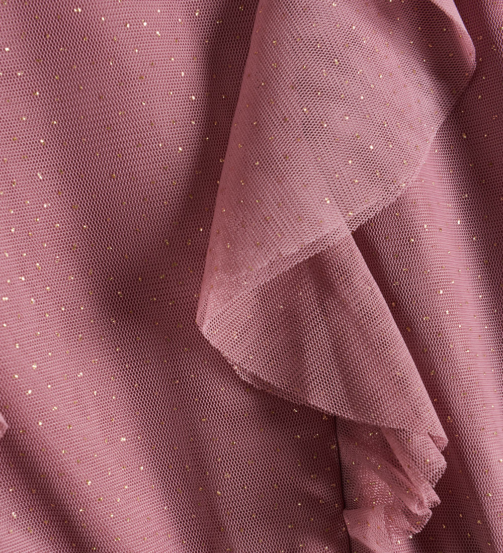 Creamie Tulle Dress - Nostalgia Rose w. Glitter