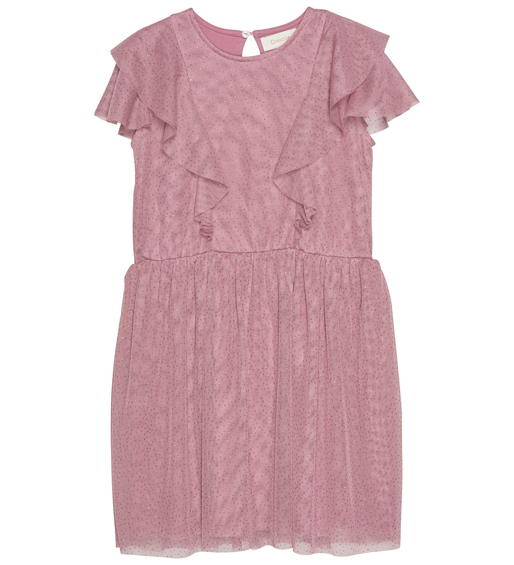Creamie Tulle Dress - Nostalgia Rose w. Glitter