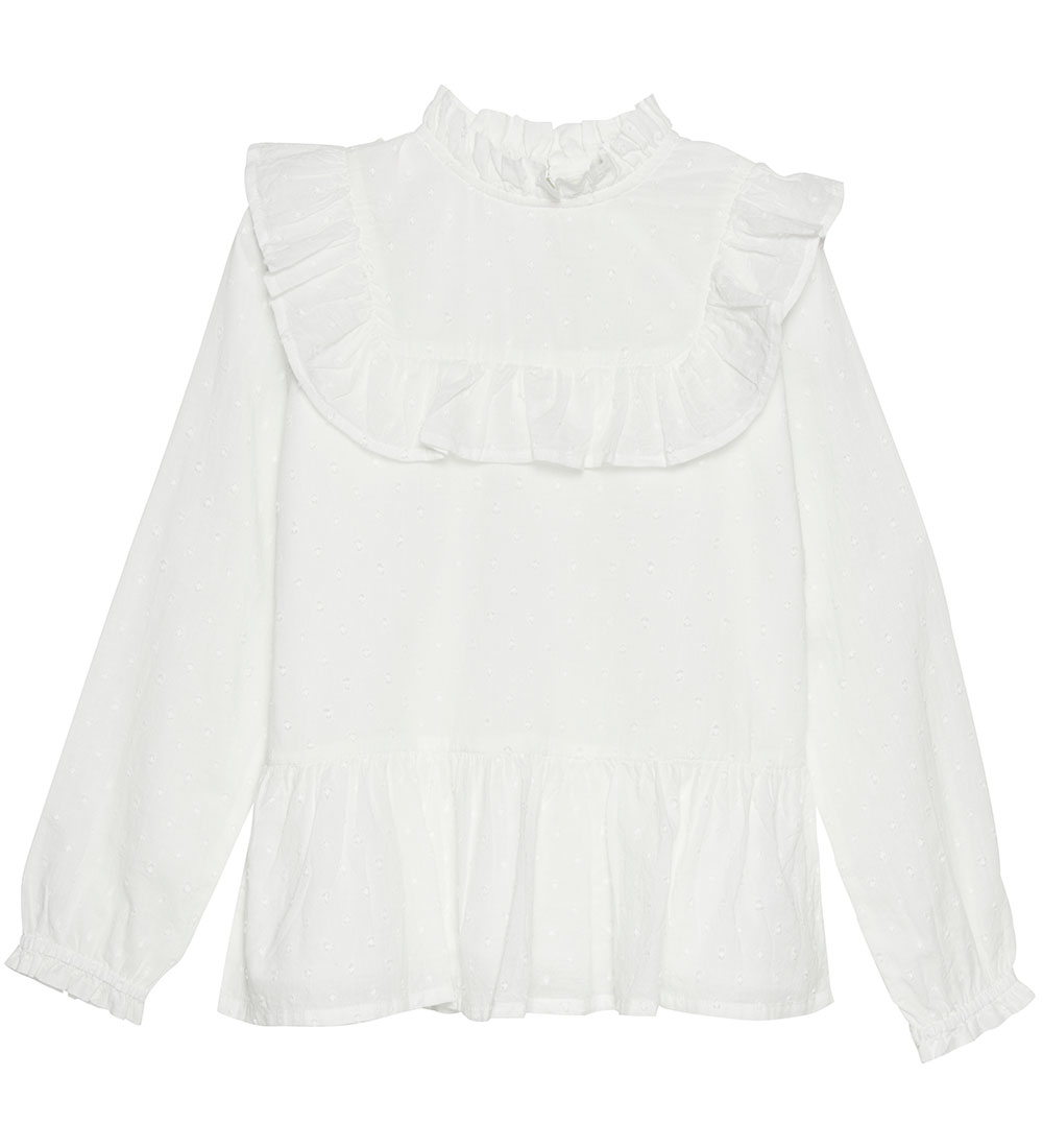 Creamie Blouse - Dobby - Cloud