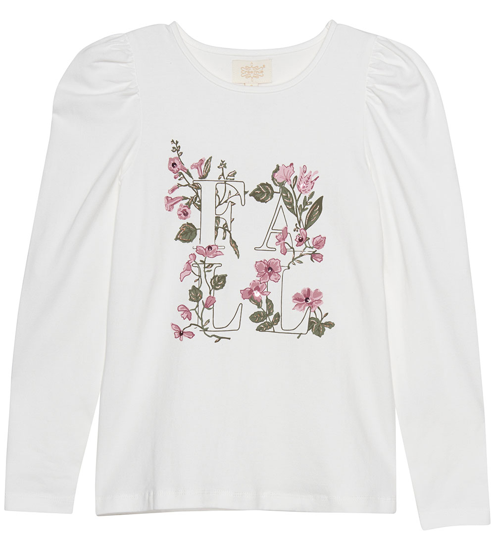 Creamie Blouse - Cloud w. Sequins