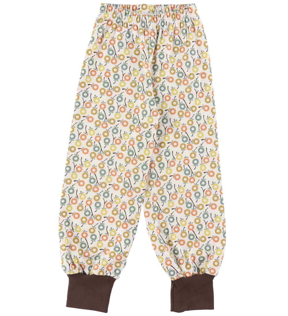 Katvig Pyjama Set - White w. Apples