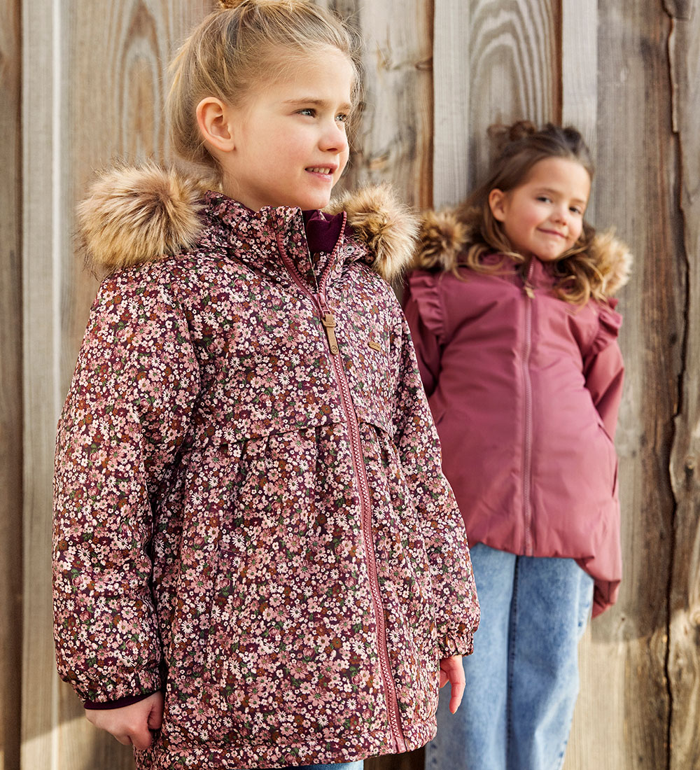 Minymo Winter Coat - Roan Rouge