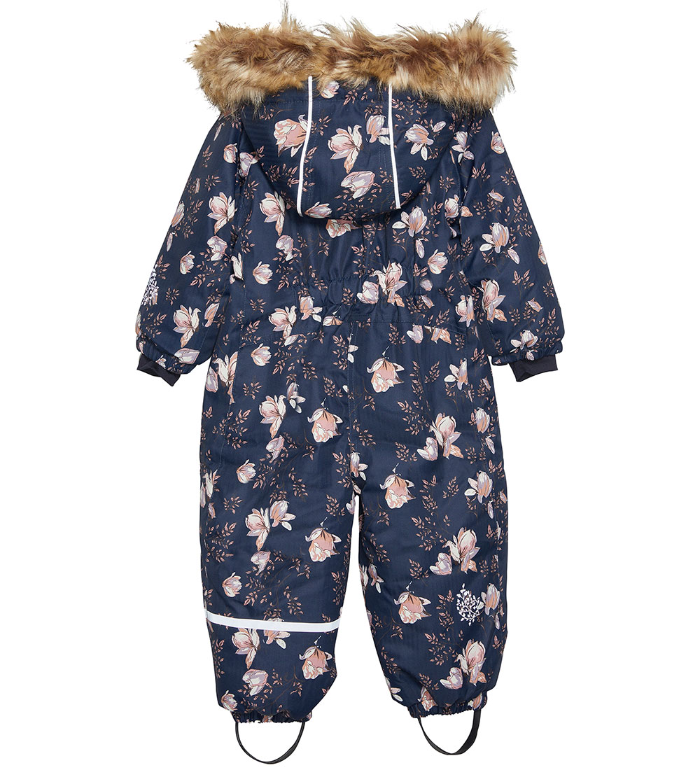 Minymo Snowsuit - Parisian Night w. Flowers