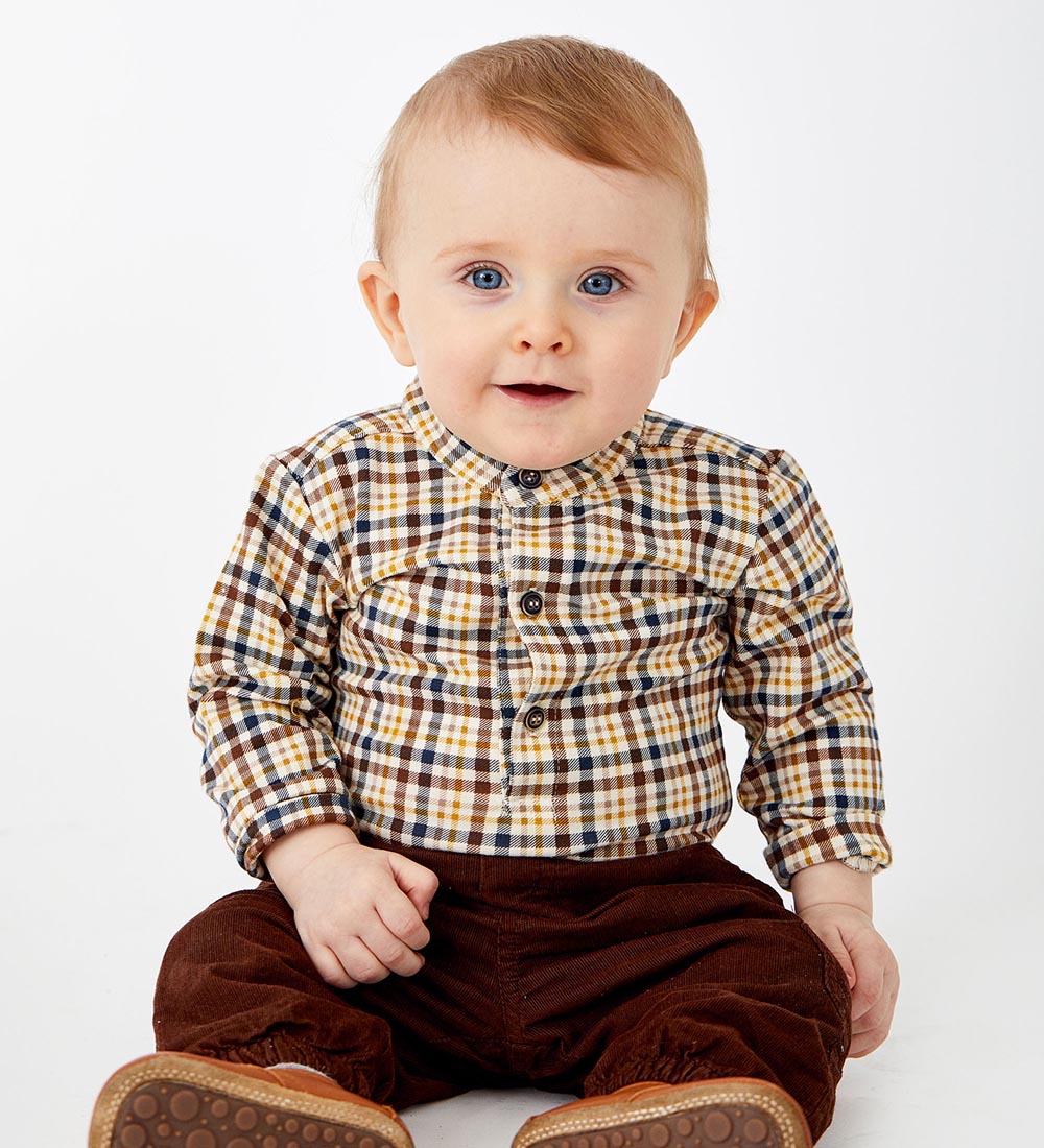 Hust and Claire Shirt Bodysuit l/s - Buoy - Teak