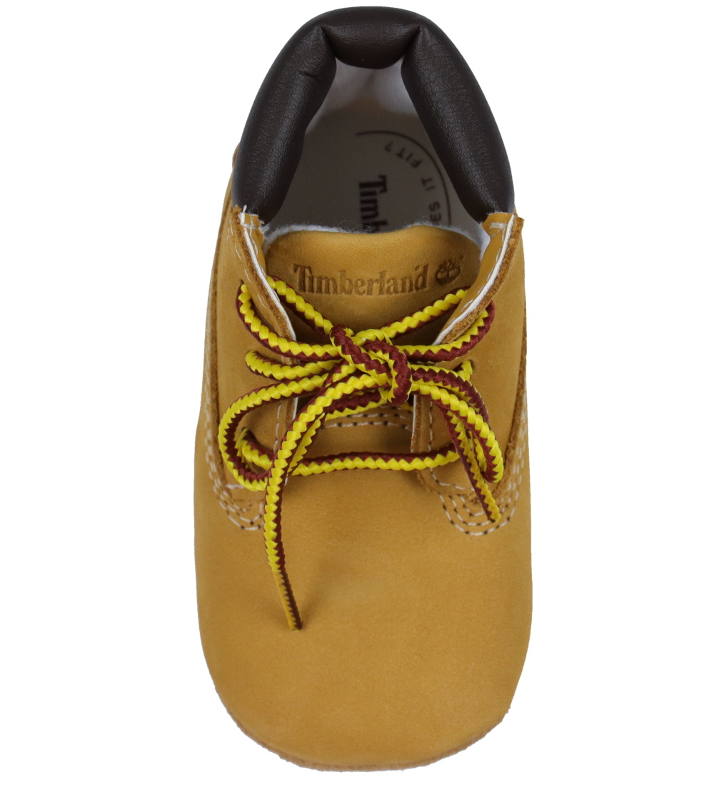 Timberland Leder-Krabbelschuhe/Mütze - GeschenkBox - Wheat