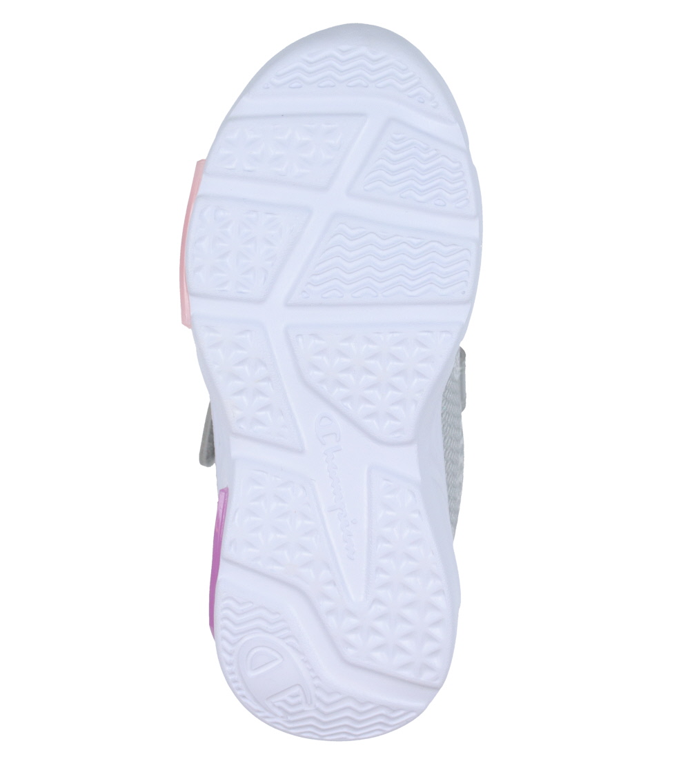 Champion Shoe w. Light - Wave Sparkle G PS - Silver/Pink