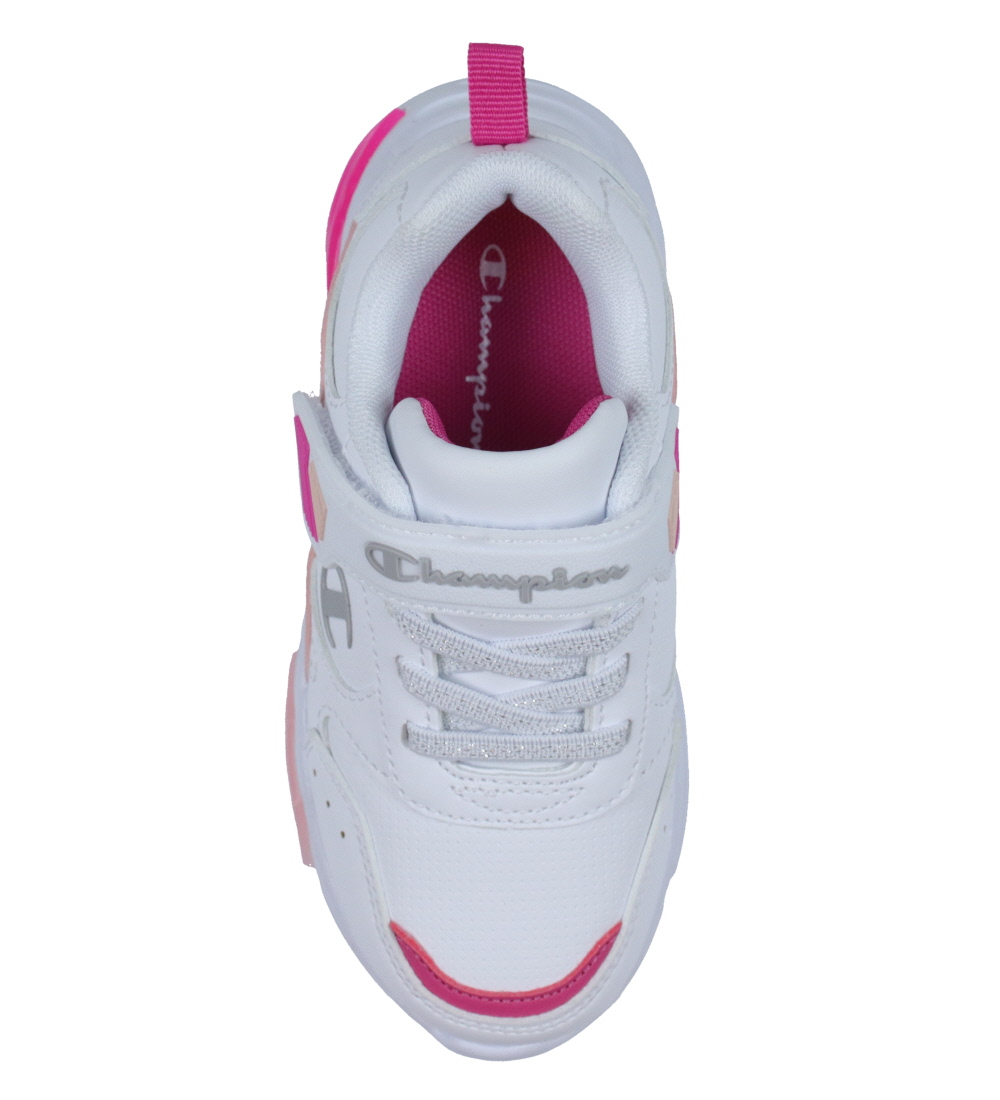 Champion Shoe w. Light - Wave PU G TD - White/Pink/Powder