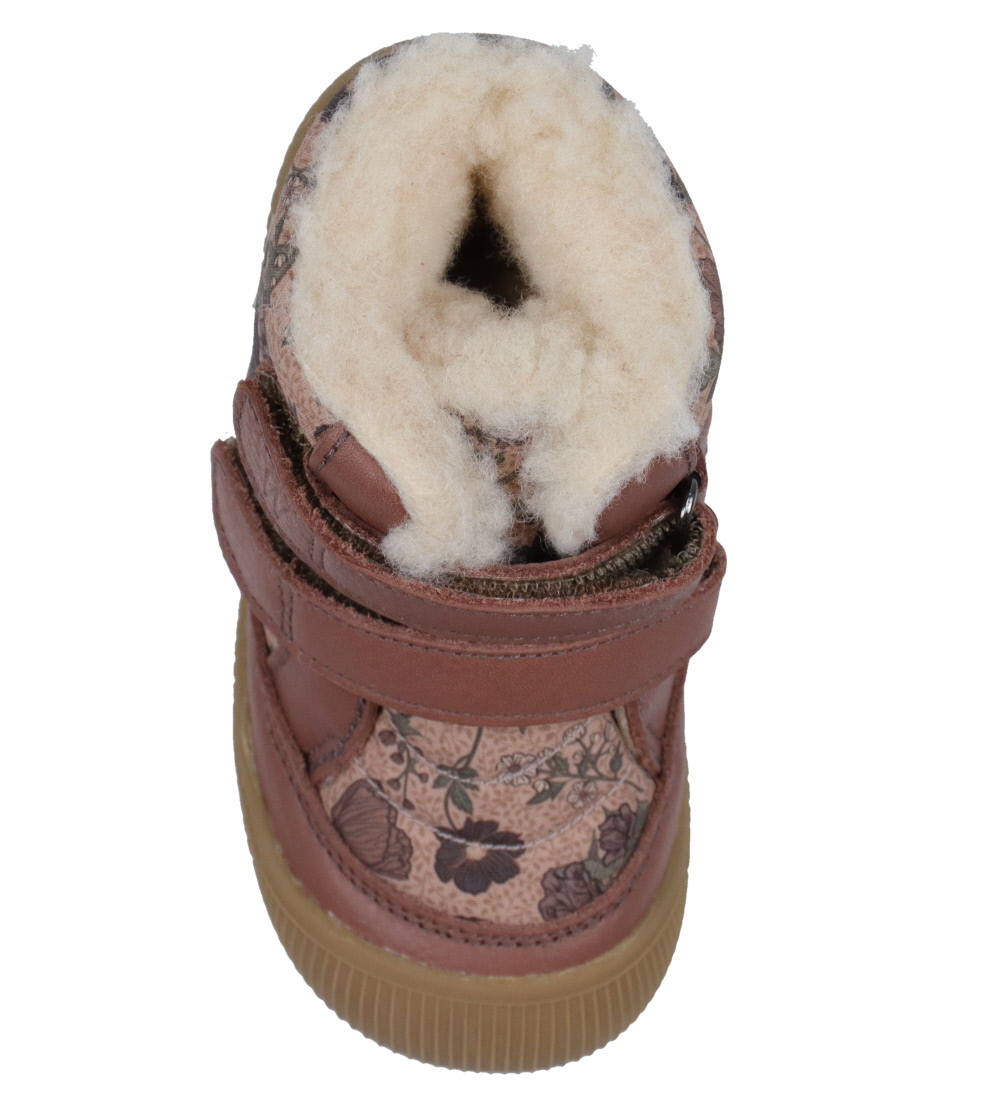 Wheat Vinterkängor - Daxi - Tex - Dusty Rouge m. Blommor