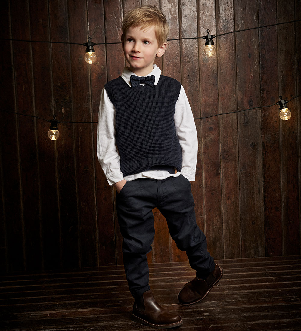 Minymo Bow Tie - Knitted - Dark Navy