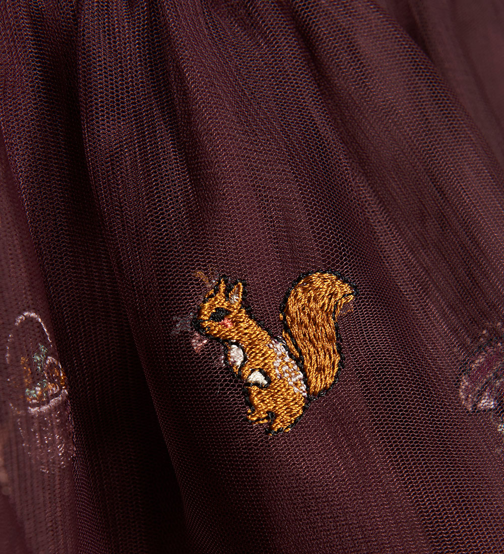 Minymo Dress - Catawba Grape w. Squirrel