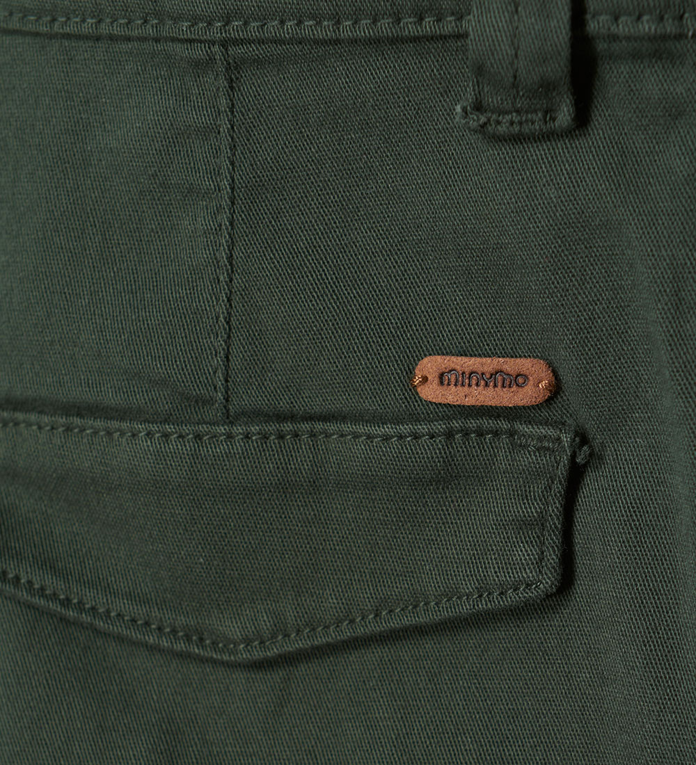 Minymo Trousers - Twill - Deep Forest