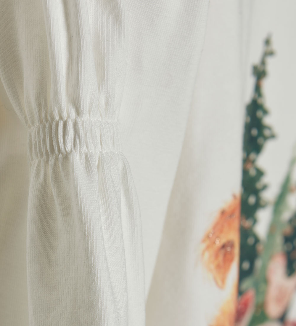 Minymo Blouse - Snow White w. Squirrel