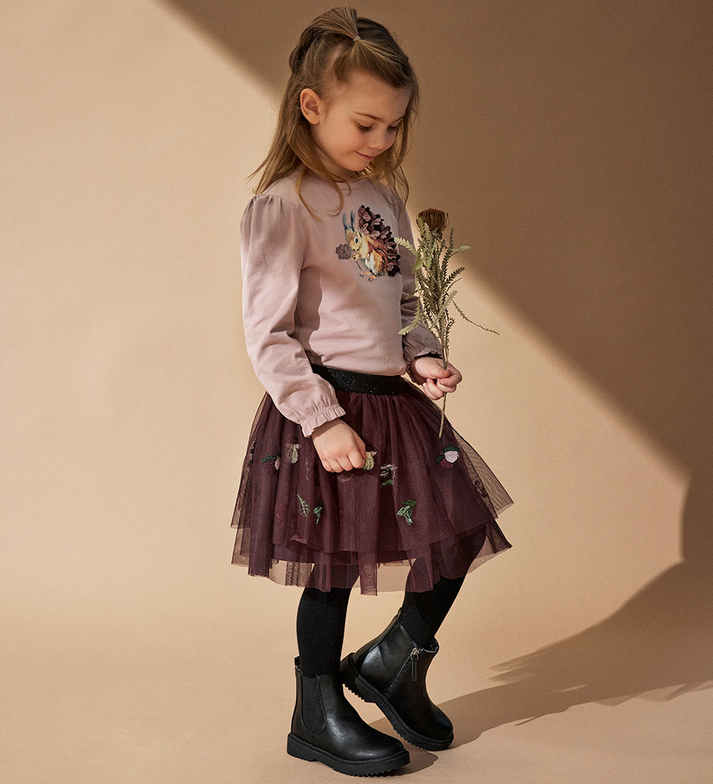 Minymo Skirt - Catawba Grape w. Acorn