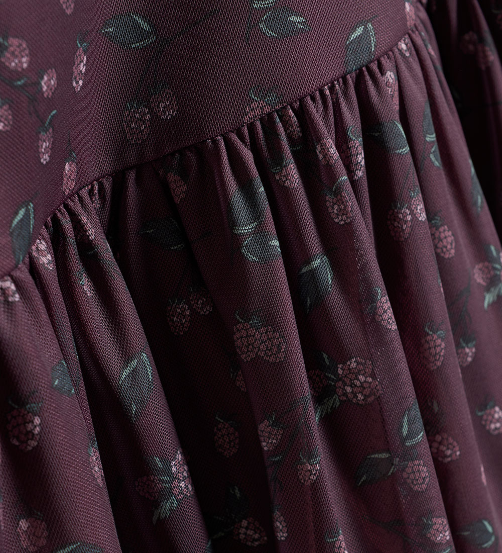 Minymo Dress - Catawba Grape w. Raspberry