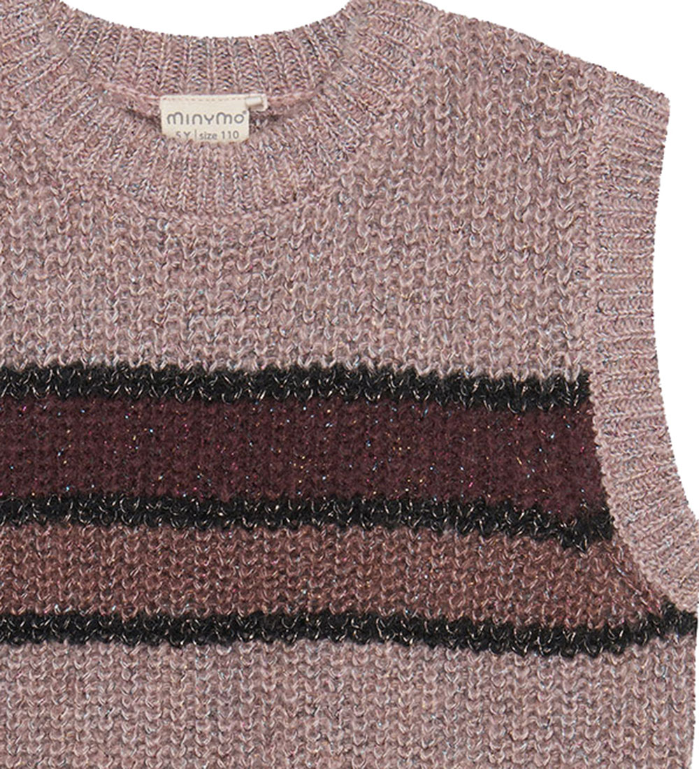 Minymo Waistcoat - Knitted - Deauville Mauve