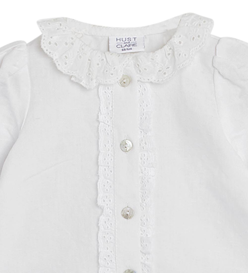 Hust and Claire Romper l/s - Birla - Wit