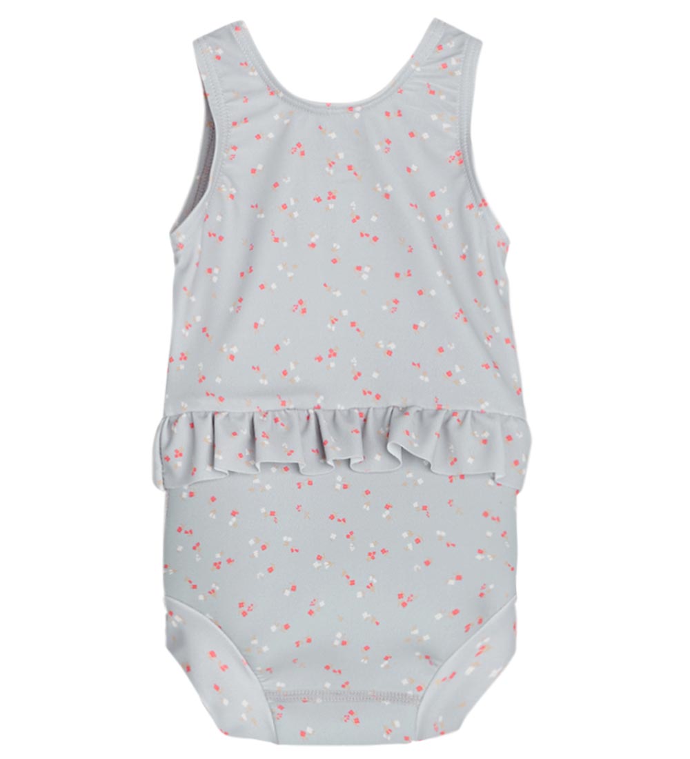 Hust and Claire Swimsuit w. Swim Diaper - UV50+ - Maddie - Pearl