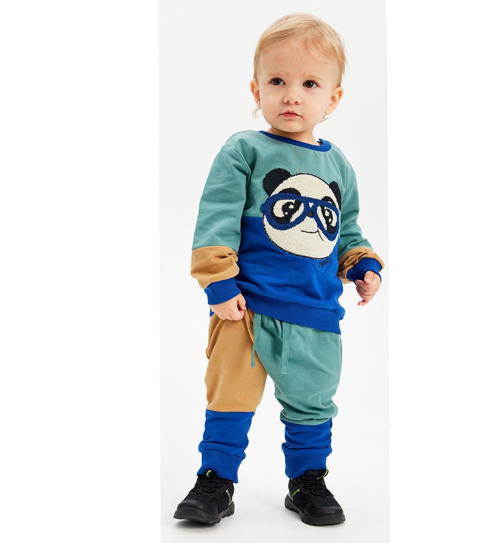 The New Siblings Sweatpants - TnsIago - Monaco Blue/Aqua Green/L