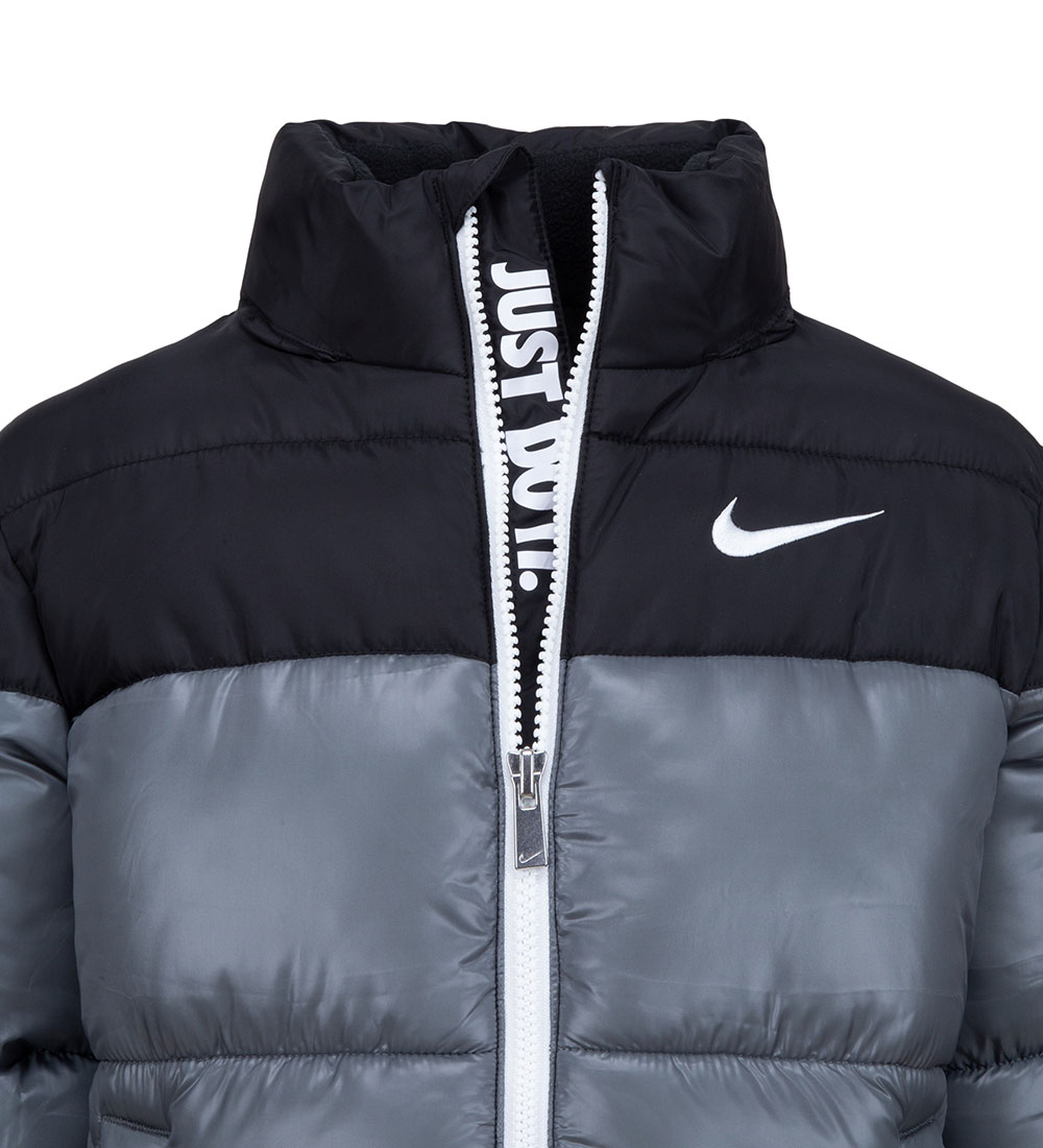 Nike Vadderad jacka - Svart/Grå