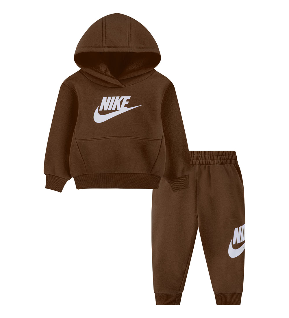 Nike Sweat Set - Cacao Wow w. White